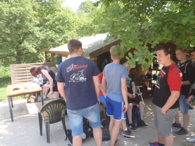 Pausenbereich der Quadbahn