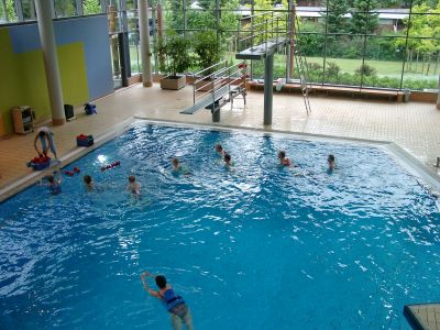 Badehalle im Schwimmbad