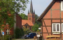 Die Kirche im Urlaubsort Essel
