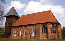 Die Kirche im Urlaubsort Essel