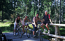 Badegäste beim Aquajogging