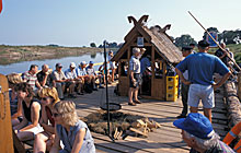 Kleiner Spielplatz im Außenbereich